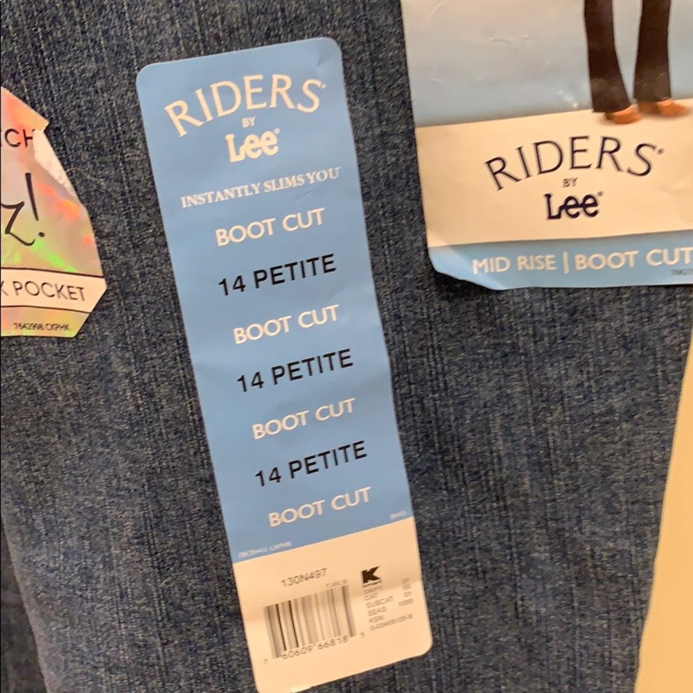 🐣🐣NWT Riders By Lee Bootcut Jeans SZ 14P🐣🐣 - Picture 4 of 16